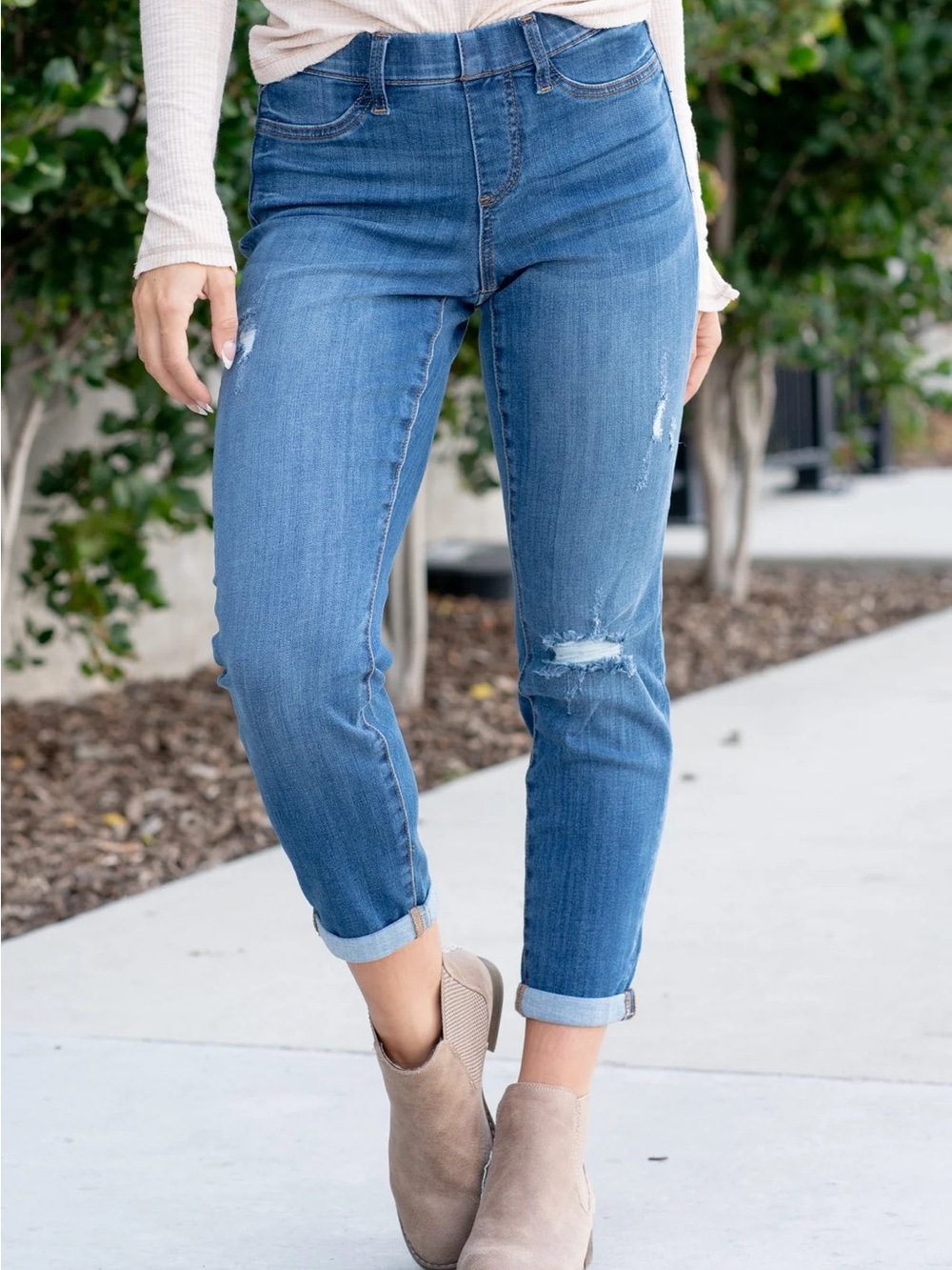 Judy Blue RISE PULL ON BOYFRIEND JEGGING